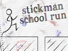 Leikur Stickman School Run á netinu
