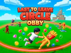 Leikur Last to Leave Circle Obby á netinu