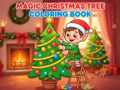 Leikur Magic Christmas Tree Coloring Book á netinu