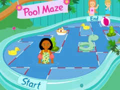 Leikur Kelly Club: Pool Maze á netinu