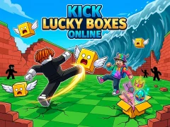 Leikur Kick Lucky Boxes Online á netinu