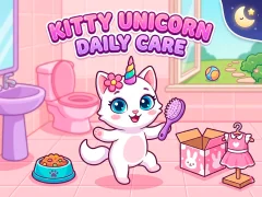 Leikur Kitty Unicorn Daily Care á netinu