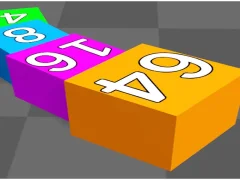 Leikur Cube Arena 2048 Merge Numbers á netinu