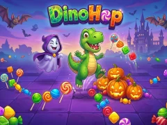 Leikur DinoHop á netinu