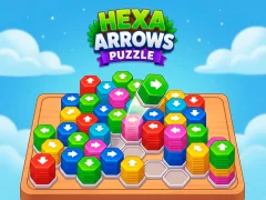 Leikur Hexa Arrows Puzzle á netinu