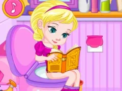 Leikur Potty Train Baby Elsa á netinu