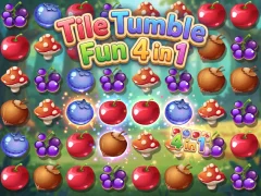 Leikur Tile Tumble Fun 4 in 1 á netinu
