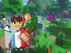 Leikur Draw a skin for Mineblock with physics á netinu