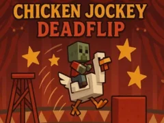 Leikur Chicken Jockey Deadflip á netinu