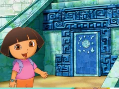 Leikur Dora the Explorer Dora's Number Pyramid Adventure á netinu