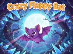 Leikur Crazy Flappy Bat á netinu