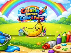 Leikur Coloring Games Color & Paint á netinu