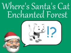 Leikur Where's Santa's Cat-Enchanted Forest á netinu