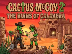 Leikur Cactus McCoy 2: Calavera Ruins á netinu