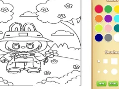 Leikur Labubu Coloring Book For Kids á netinu