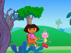 Leikur Dora the Explorer: Spooky Forest á netinu