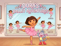 Leikur Dora's Ballet Adventures á netinu
