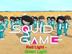 Leikur Squid game: Green Light, Red Light á netinu