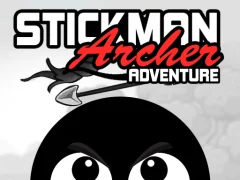 Leikur Stickman archer adventure á netinu