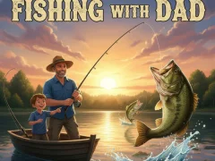 Leikur Fishing with Dad á netinu