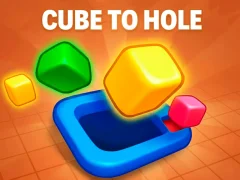 Leikur Cube to Hole á netinu