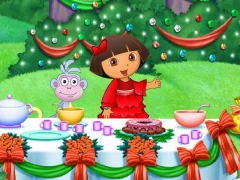 Leikur Dora The explorer Dora's Christmas Carol Adventure á netinu
