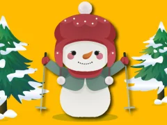 Leikur Break The Snowman Xmas á netinu