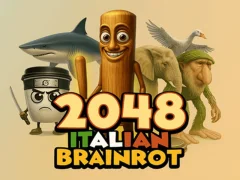 Leikur 2048 Italian Brainrot á netinu