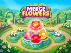 Leikur Merge Flowers á netinu