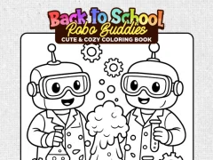Leikur Back to School: Robot Coloring Book á netinu