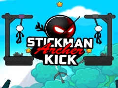 Leikur Stickman Archer Kick á netinu