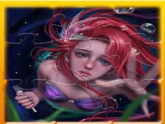 Leikur Mermaid Ariel Princess Jigsaw Puzzle á netinu