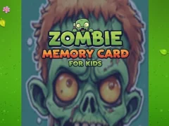 Leikur Zombie Memory Card For Kids á netinu