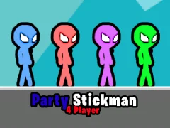 Leikur Party Stickman 4 Player á netinu