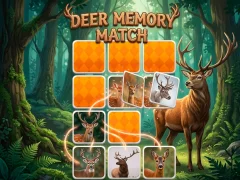 Leikur Deer Memory Match á netinu