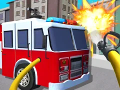 Leikur Fire Truck Driving Simulator á netinu