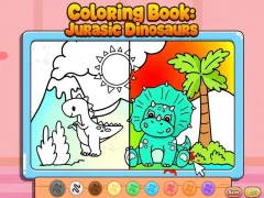 Leikur Coloring Book: Jurassic Dinosaurs á netinu