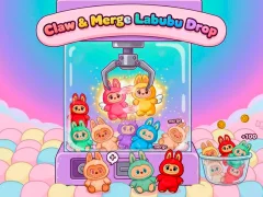 Leikur Claw & Merge Labubu Drop á netinu