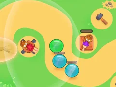 Leikur Monkey Bubble Defense á netinu