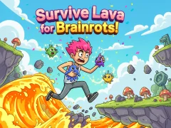 Leikur Survive Lava for Brainrots! á netinu