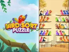 Leikur Bird Sort Puzzle á netinu