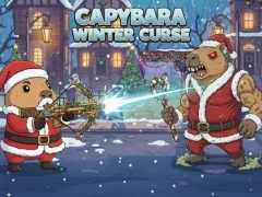Leikur Capybara Winter Curse á netinu