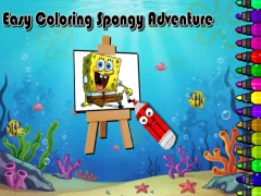 Leikur Easy Coloring Spongy Adventure á netinu
