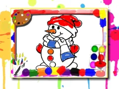 Leikur Winter Coloring Book á netinu