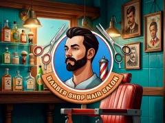 Leikur Barber Shop Hair Salon Sim á netinu