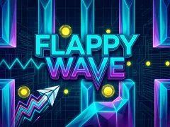 Leikur Flappy Wave á netinu