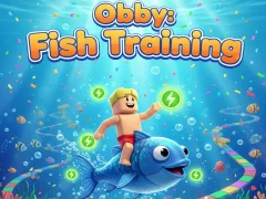 Leikur Obby: Fish training á netinu