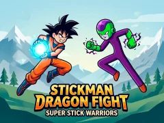 Leikur Stickman Dragon Fight - Super Stick Warriors á netinu