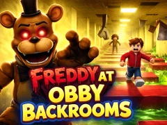 Leikur Freddy at Obby Backrooms á netinu