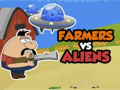 Leikur Farmers vs Aliens á netinu